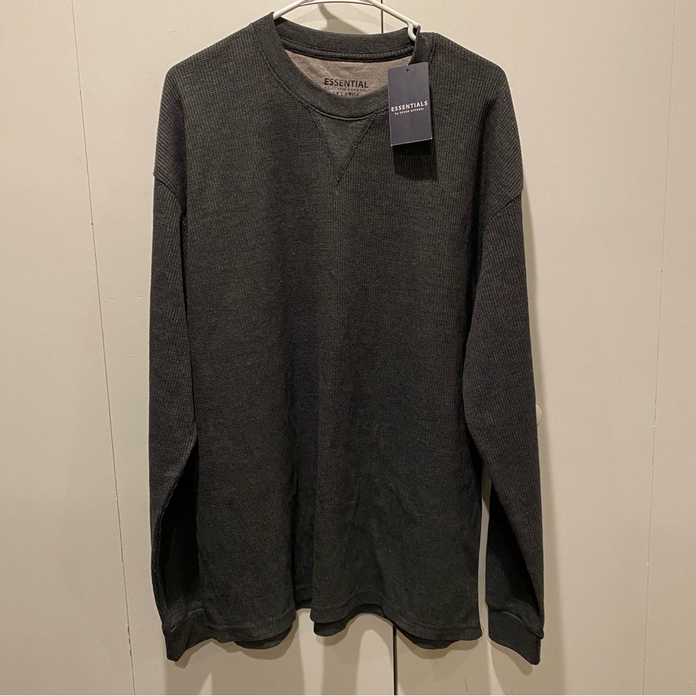 NWT Essential Dark Gray Long Sleeve Shirt